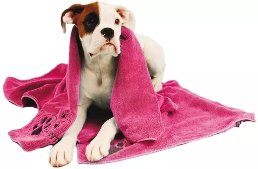 TRANSGROOM Show Tech Mikrokuitupyyhe, pinkki, 56 x 90 cm - Turkinhoito ja trimmaus - TG33STE016 - 1