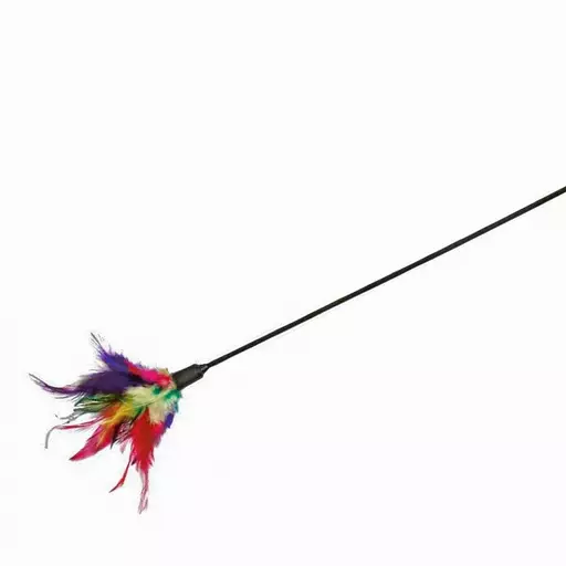 Trixie kissanhuisku höyhenillä 50 cm - Kissan lelut ja aktivointi - TR4106 - 1