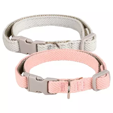 Flamingo Säädettävä pentupanta pikalukolla (19-33 cm, Roosa) - Koiran kaulapannat - FL519997 - 1