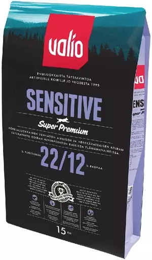 15kg VALIO Premium Sensitive 22/12 - Valio koiran kuivaruoat - VA2907 - 1