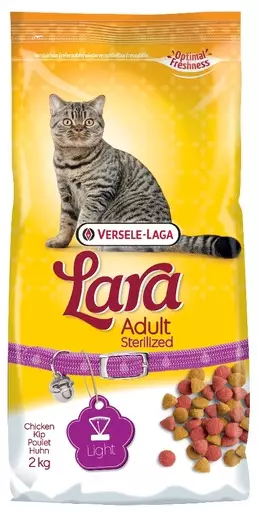 Lara Adult Sterilized, täysravinto aikuisille leikatuille kissoille, 2 kg - Lara kissan kuivaruoat - 441077 - 1
