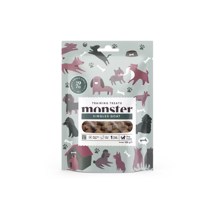 Monster Dog Training Treats Goat 100 g - Koiran treeniherkut - 468807 - 1