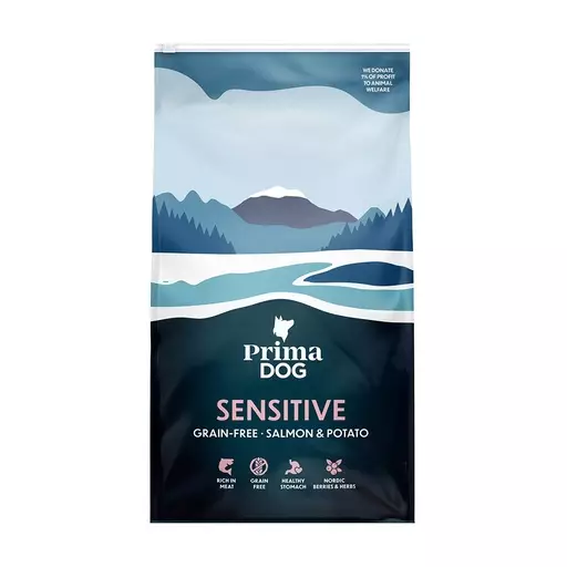 PrimaDog Adult Sensitive Viljaton Lohi & Peruna 10 kg - PrimaDog koiran kuivaruoat - PP10007 - 1