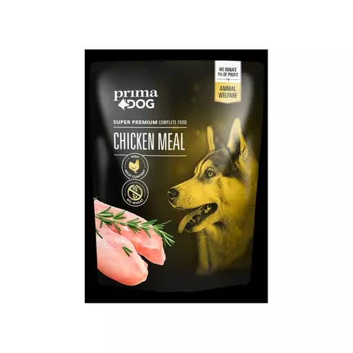 PrimaDog Kana-annosateria, koiran täysravinto 260g - PrimaDog koiran märkäruoat - PP10077 - 1