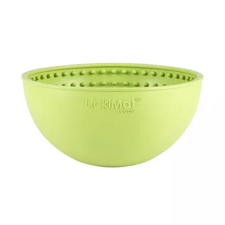 LickiMat Wobble Aktivoiva ruokakuppi lemmikille, 17 x 17 x 8 cm (Violetti) - Koiran kupit ja ruokintatarvikkeet - IM6455318 - 1