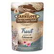 Carnilove Kissan märkäruoka fileinä kastikkeessa, Taimen & punahattu, 85 g - Carnilove koiran märkäruoat - CL104100388 - 1