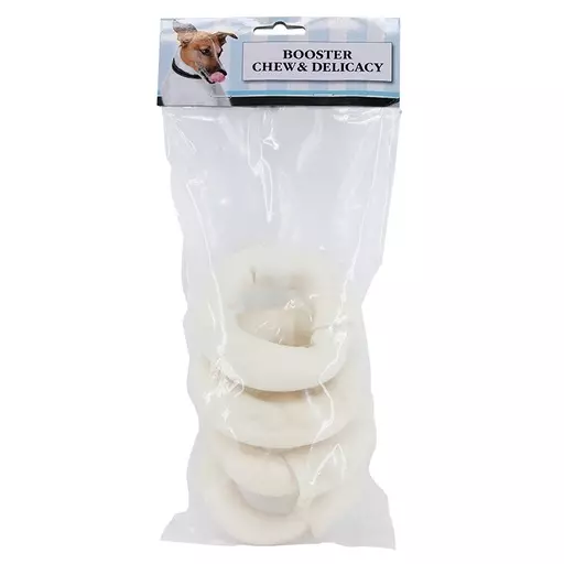 Booster Chew & Delicacy Kevytdonitsi, 10 cm, 4 kpl - Koiran puruluut - 93238 - 1