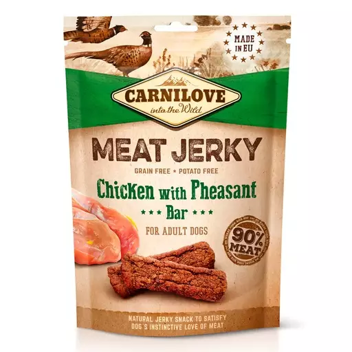 Carnilove Kuivattu koiran herkkutanko, Kana & fasaani, 100 g - Koiran herkut - CL101111858 - 1
