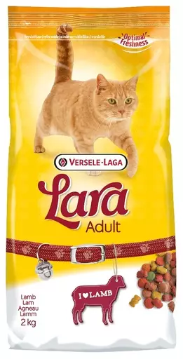 Lara Adult with Lamb, täysravinto aikuisille kissoille (10 kg) - Lara kissan kuivaruoat - 440998 - 1