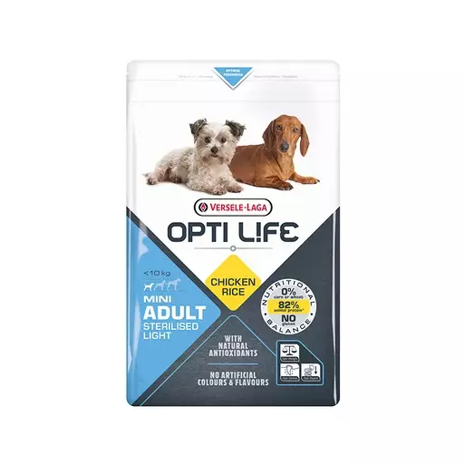 Opti Life Adult Sterilised / Light Mini (7,5 kg (3 x 2,5 kg)) - Opti Life koiran kuivaruoat - 431138 - 1