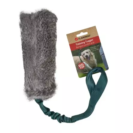 Flamingo Furtra Chaser Bungee kaninkarva viehe-/palkkauslelu - Koiran lelut ja aktivointi - FL524629 - 1