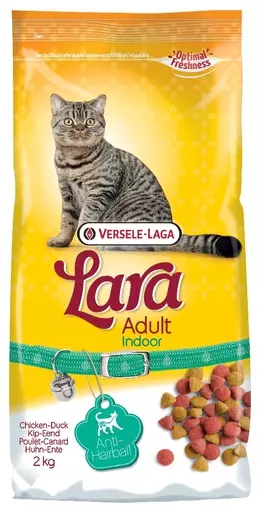Lara Adult Indoor, täysravinto aikuisille sisäkissoille, 2 kg - Lara kissan kuivaruoat - 441079 - 1