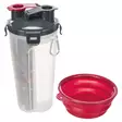 Trixie Ruoka- ja vesisäiliö 2x0,35 l, sis. silikonikupin - Koiran kupit ja ruokintatarvikkeet - TR25019 - 1