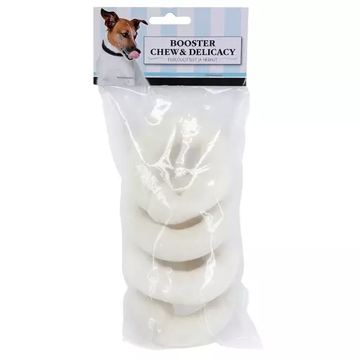 Booster Chew & Delicacy Kevytdonitsi, Mini 7cm, 4kpl - Koiran puruluut - 93239 - 1