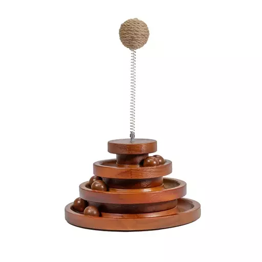 Flaminfo Cattivo pallorata, puinen aktivointilelu kissalle - Kissan lelut ja aktivointi - FL561469 - 1