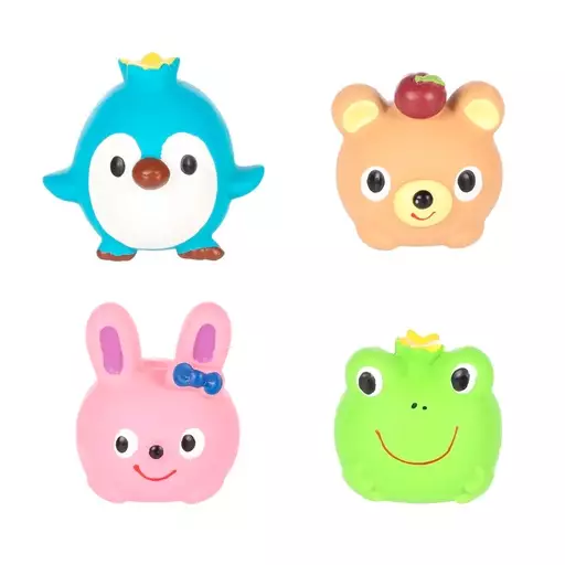 Flamingo Lateksivinku iloinen pikkueläin, 5 cm - Koiran vinkulelut - FL523049 - 1