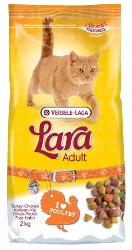 Lara Adult with Turkey & Chicken, täysravinto aikuisille kissoille (2 kg) - Lara kissan kuivaruoat - 441069 - 1