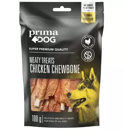 PrimaDog Kanaluutikku, 100 g - Koiran kuivatut herkut - PP10029 - 1