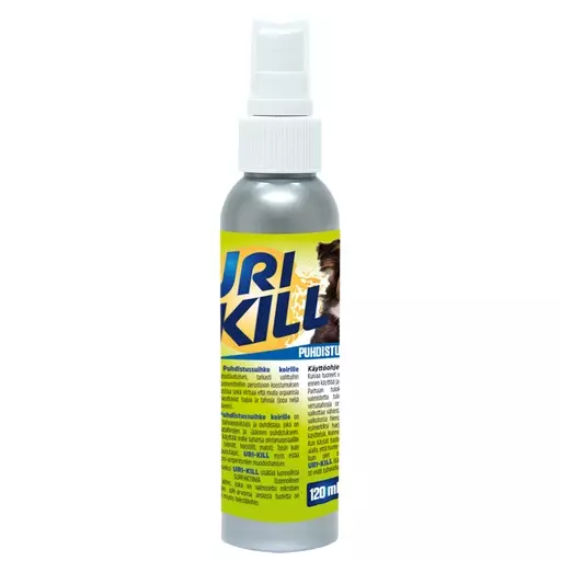 Uri-Kill Puhdistussuihke Koirille, Fresh Lime, 120 ml - Puhdistus- ja hajunpoistotuotteet - SOG90409 - 1