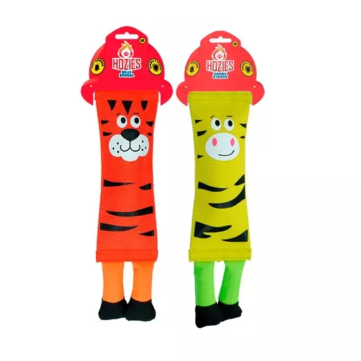 Koiranlelu Hozies, vinkulelu paloletkusta (M, Tiikeri) - Koiran pehmolelut - HLHOZI004B - 1