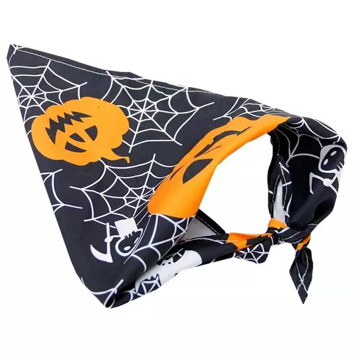 Boogie Festival Halloween-kolmiohuivi koiralle, L - Koiran asusteet - MLCDZ02L - 1