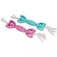 Boogie Koiran kumilelu, Luu nauhalla, 30 cm (Minttu) - Koiran vinkulelut - PDT2533M - 1