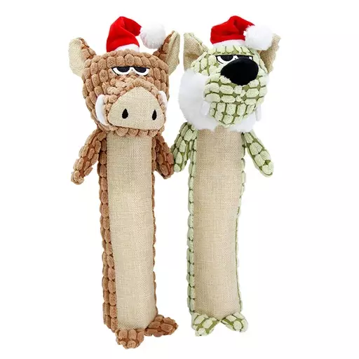 Boogie Koiran pehmolelu Vihainen jouluvillieläin 36cm (Villisika) - Koiran pehmolelut - PDT1179CW - 1